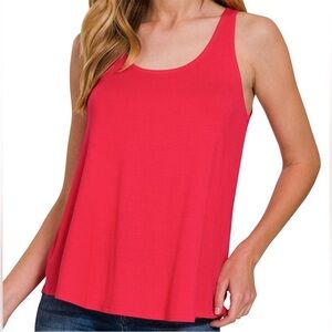 Zenana Outfitters Ruby Sleeveless “Tulum” Relaxed Tank Top